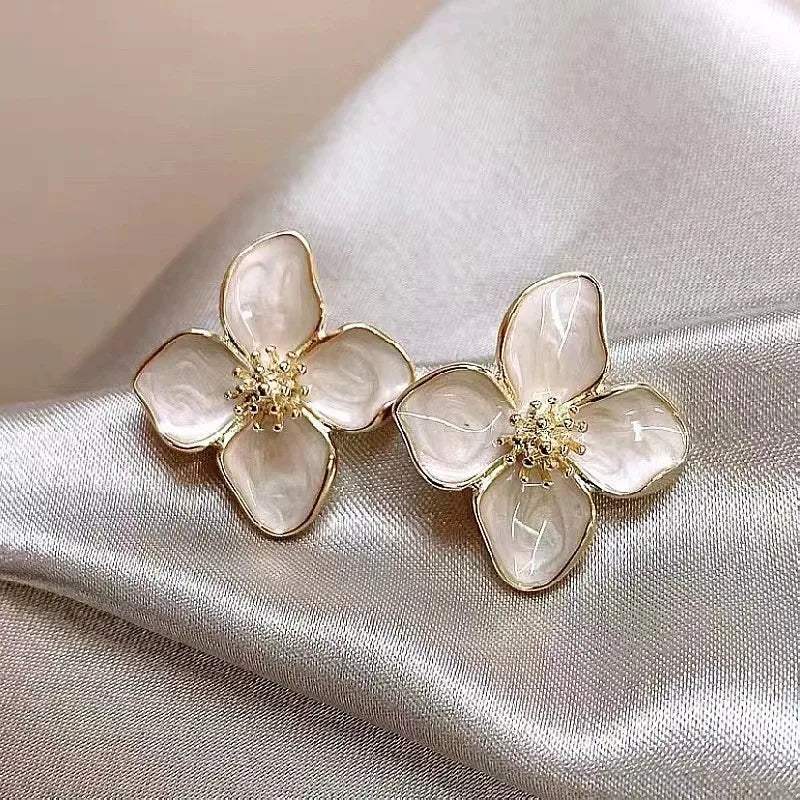 Romantic Flower Studs