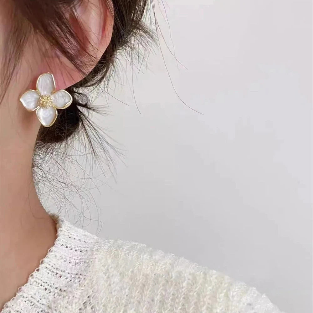 Romantic Flower Studs